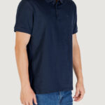 Polo manica corta Calvin Klein Jeans SS CLASSIC MONOGRAM POLO Blue scuro - Foto 3