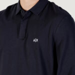 Polo manica lunga Armani Exchange  Blue scuro - Foto 2