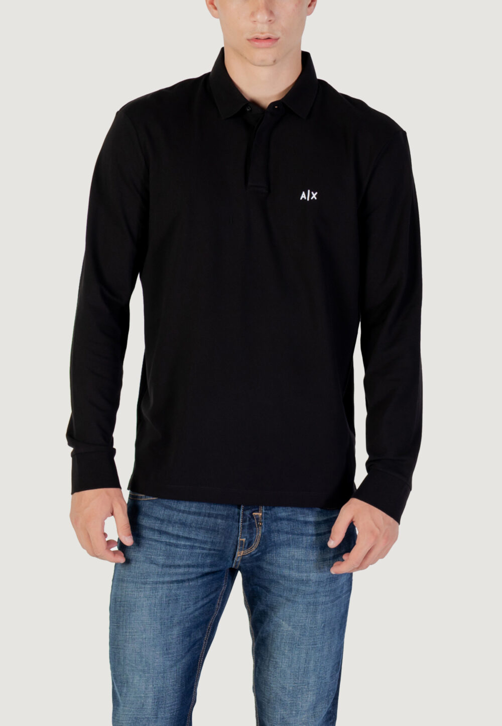 Polo manica lunga Armani Exchange  Nero - Foto 1