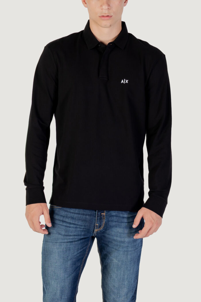 Polo manica lunga Armani Exchange  Nero – XM001288 AF17321