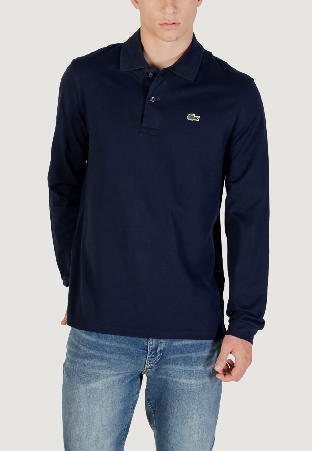 Polo manica lunga LACOSTE  Blu - Foto 1