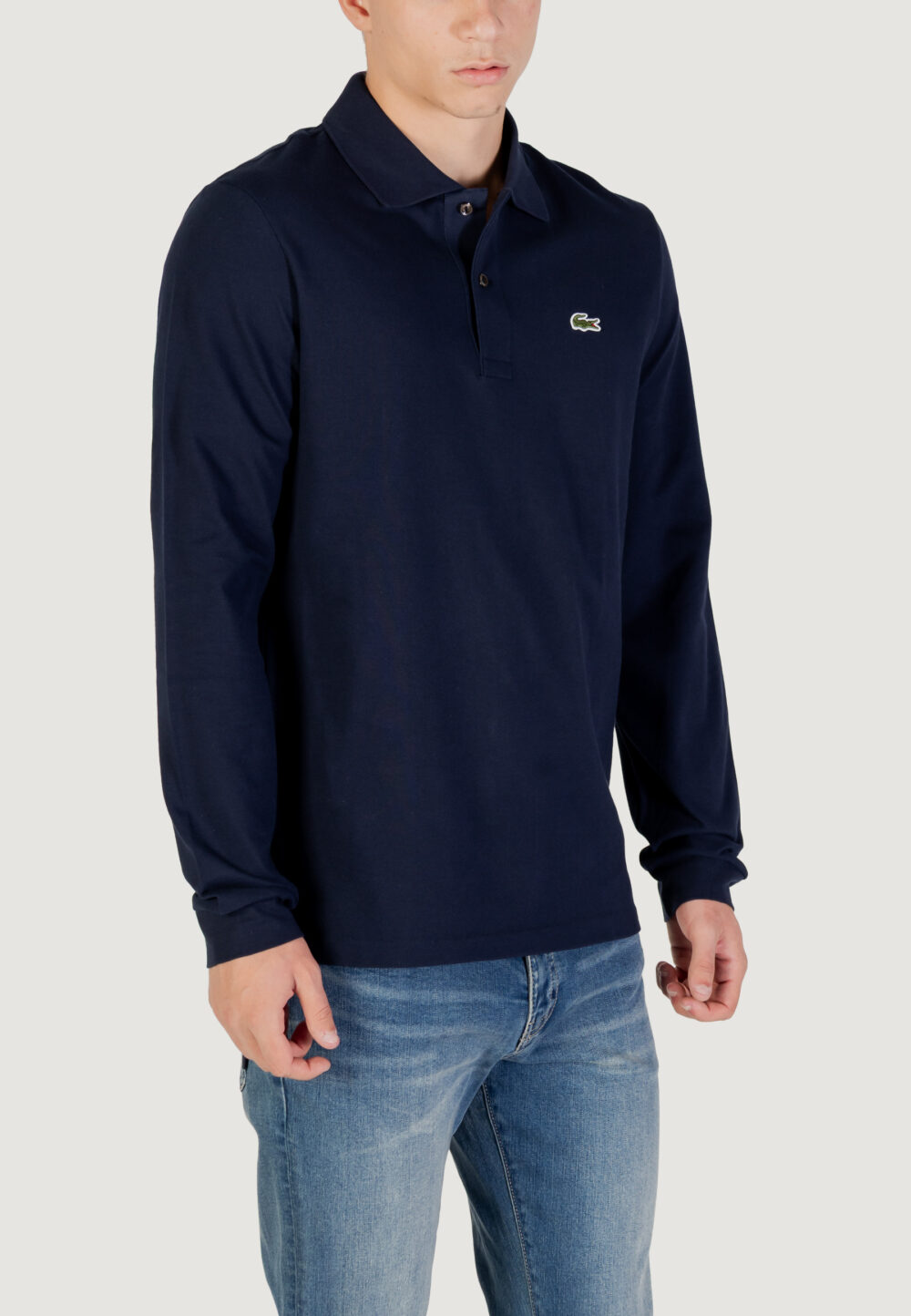 Polo manica lunga LACOSTE  Blu - Foto 2