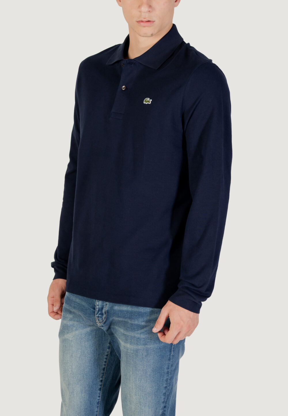 Polo manica lunga LACOSTE  Blu - Foto 3