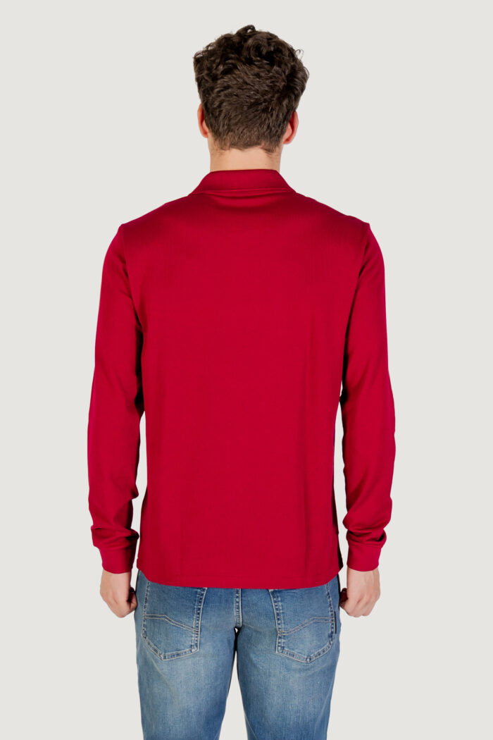 Polo manica lunga Lacoste  Bordeaux – L1312-00