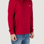 Polo manica lunga LACOSTE  Bordeaux - Foto 3