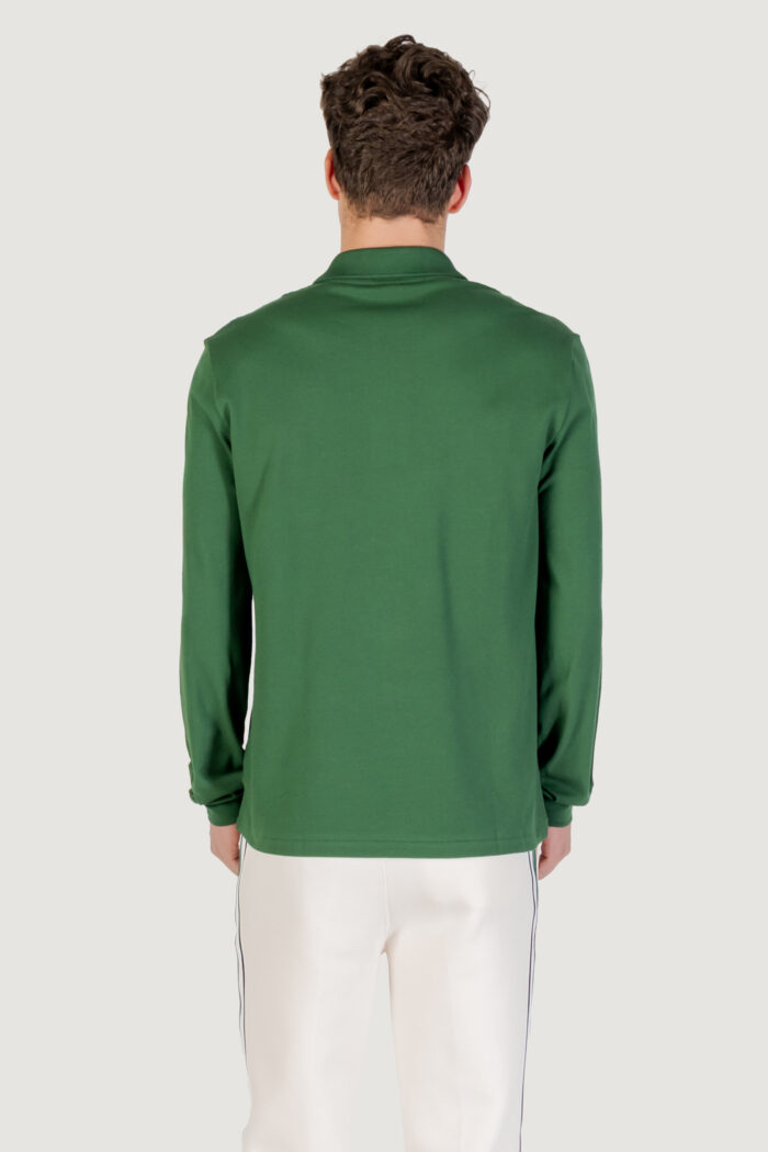 Polo manica lunga Lacoste  Verde – L1312-00