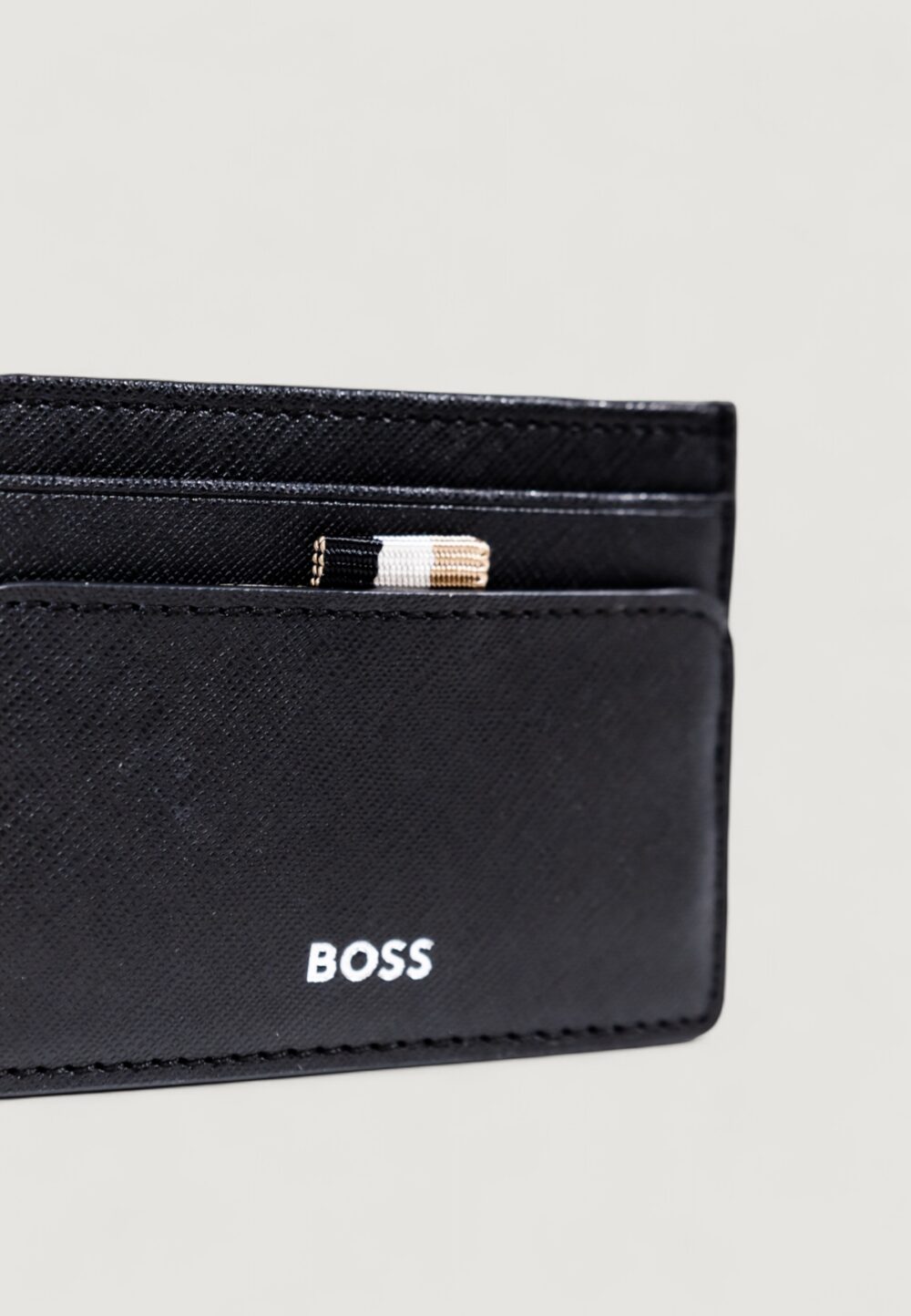 Portacarte Boss Zair_Card holder N. 10269892 01 Nero - Foto 2