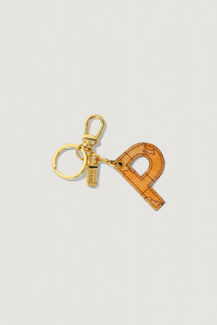 Portachiave Alviero Martini Prima Classe LETTERA P Beige