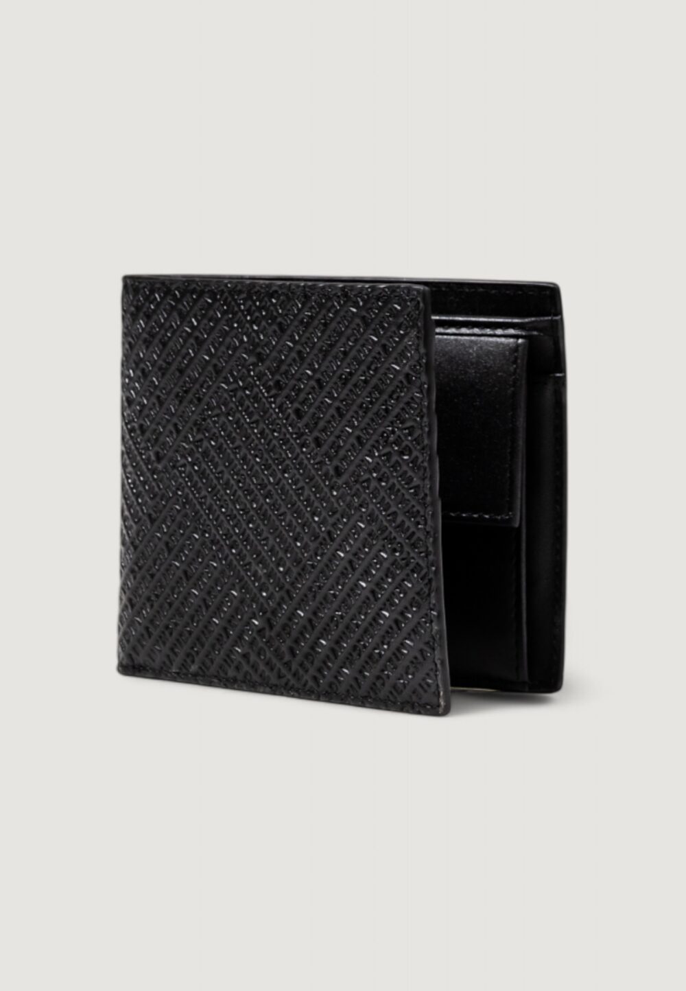 Portafoglio con portamonete Armani Exchange  Nero - Foto 2
