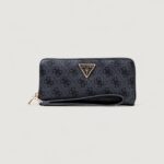 Portafoglio grande Guess LAUREL II SLG LARGE ZIP AROUND Antracite - Foto 1