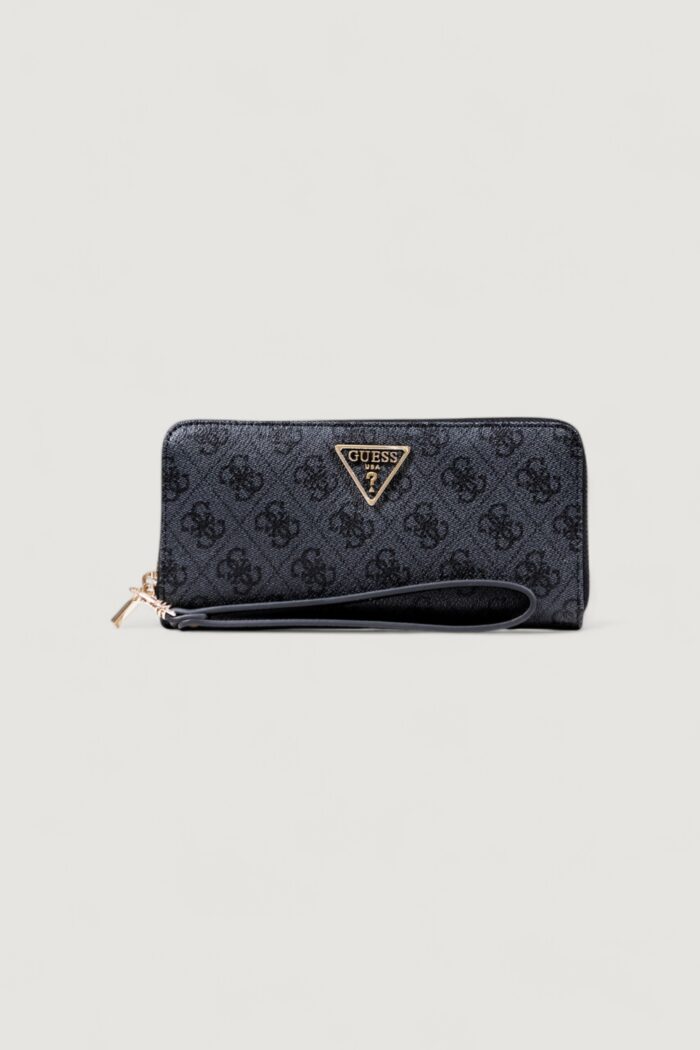 Portafoglio grande Guess LAUREL II SLG LARGE ZIP AROUND Antracite – SWSG74 59146