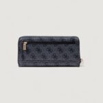 Portafoglio grande Guess LAUREL II SLG LARGE ZIP AROUND Antracite - Foto 4