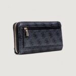 Portafoglio grande Guess LAUREL II SLG LARGE ZIP AROUND Antracite - Foto 5