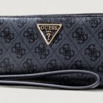 Portafoglio grande Guess LAUREL II SLG LARGE ZIP AROUND Antracite - Foto 3
