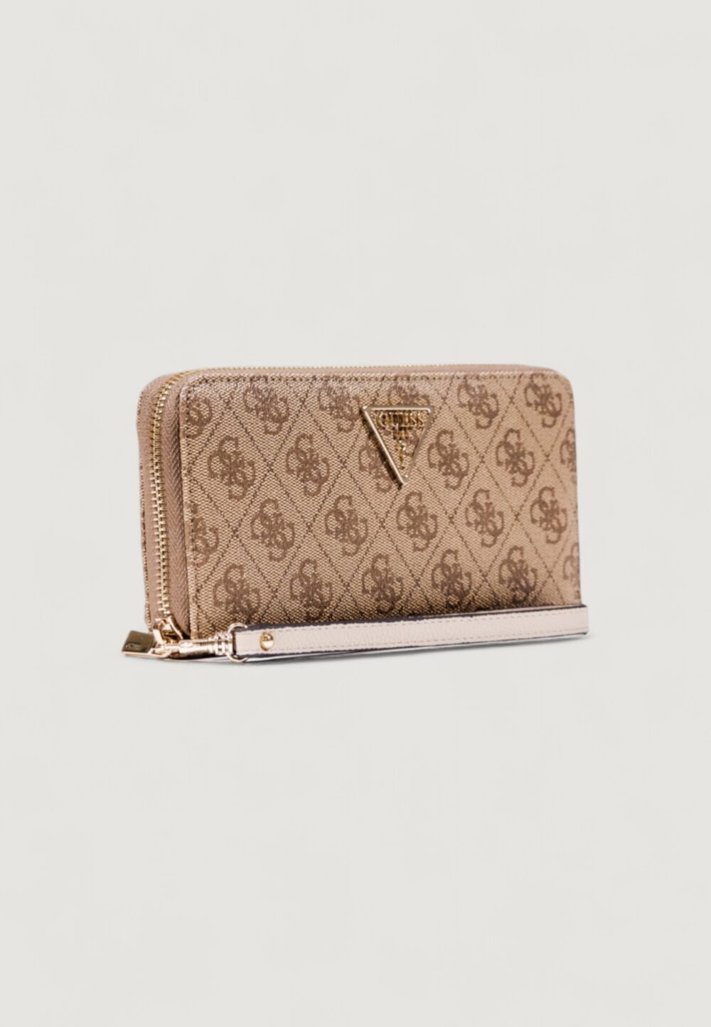 Portafoglio grande Guess LAUREL II SLG LARGE ZIP AROUND Beige - Foto 2