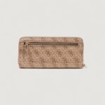 Portafoglio grande Guess LAUREL II SLG LARGE ZIP AROUND Beige - Foto 3