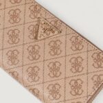 Portafoglio grande Guess LAUREL II SLG LARGE ZIP AROUND Beige - Foto 5