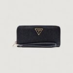 Portafoglio grande Guess LAUREL II SLG LARGE ZIP AROUND Nero - Foto 1