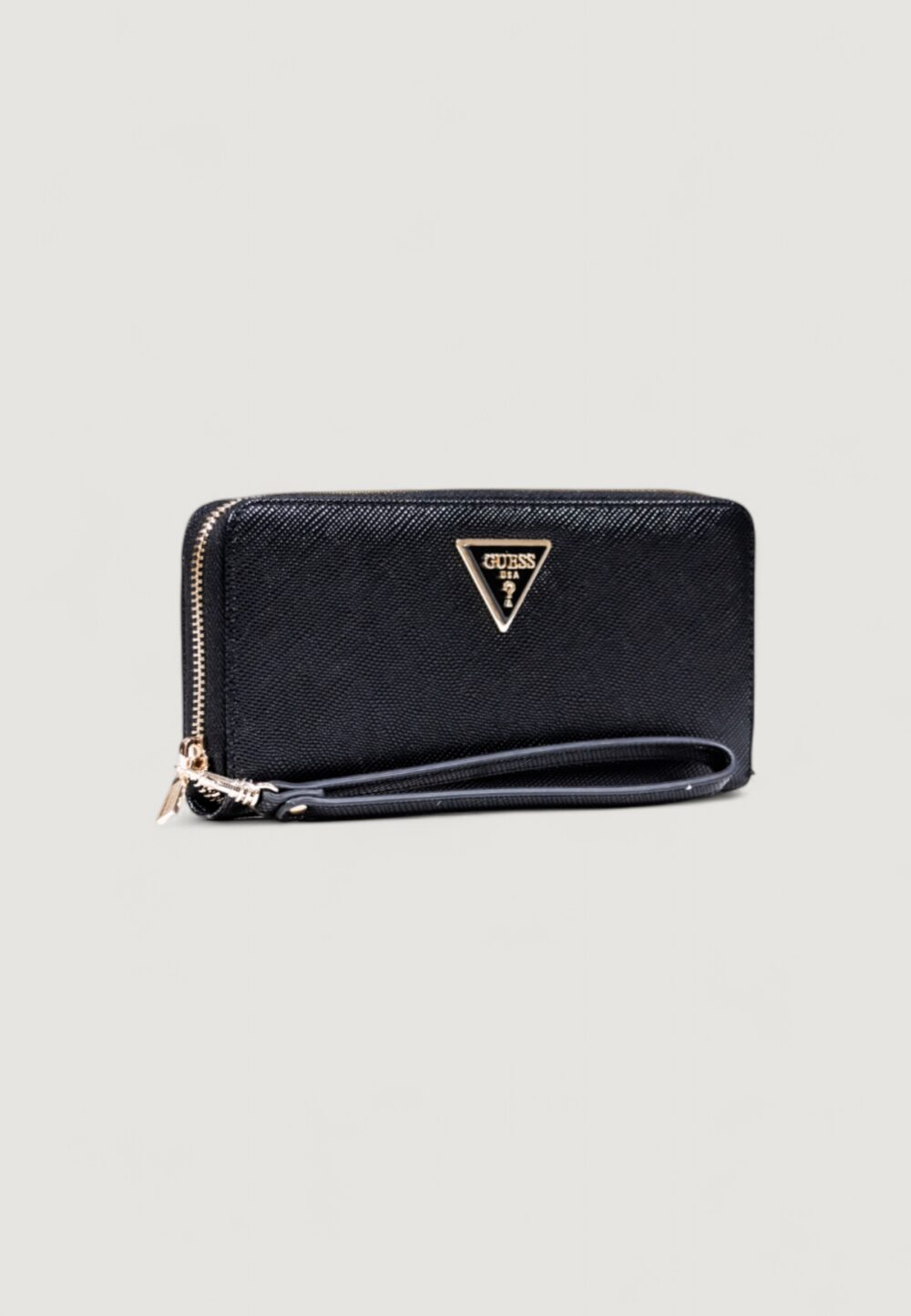 Portafoglio grande Guess LAUREL II SLG LARGE ZIP AROUND Nero - Foto 3