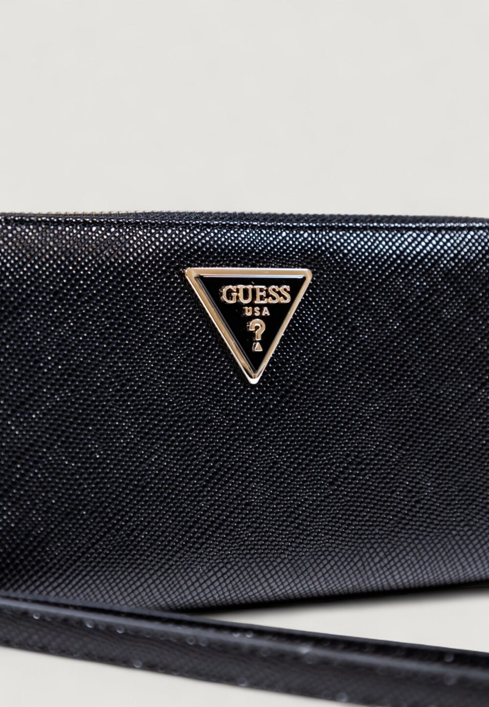Portafoglio grande Guess LAUREL II SLG LARGE ZIP AROUND Nero - Foto 2