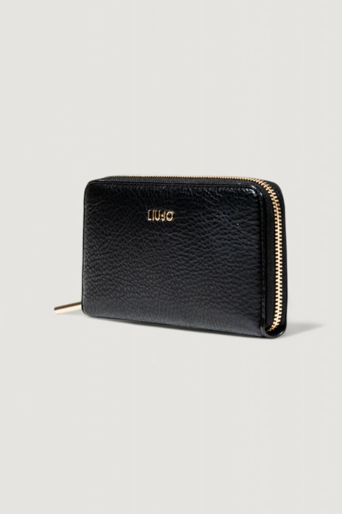 Portafoglio grande Liu-jo ECS XL ZIP AROUND Nero – AF5170 E0027