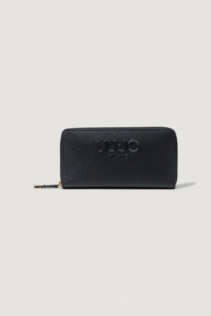 Portafoglio grande Liu-jo ECS XL ZIP AROUND Nero – AF5170 E0087