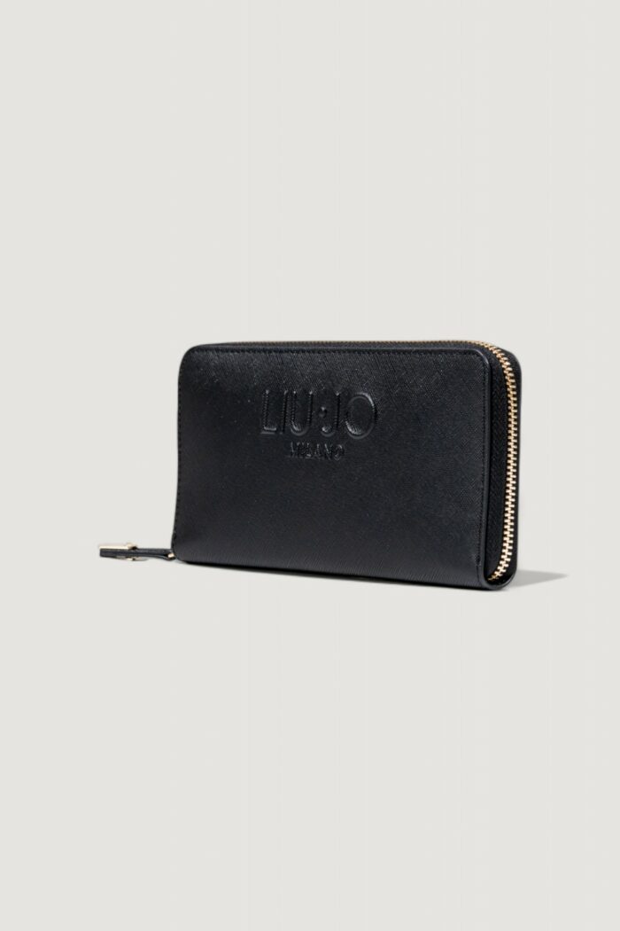 Portafoglio grande Liu-jo ECS XL ZIP AROUND Nero – AF5170 E0087