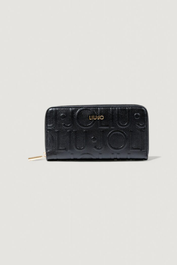 Portafoglio grande Liu-jo ECS XL ZIP AROUND Nero – AF5170 E1092