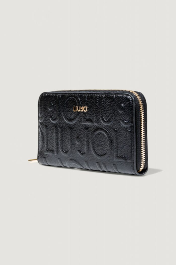 Portafoglio grande Liu-jo ECS XL ZIP AROUND Nero – AF5170 E1092