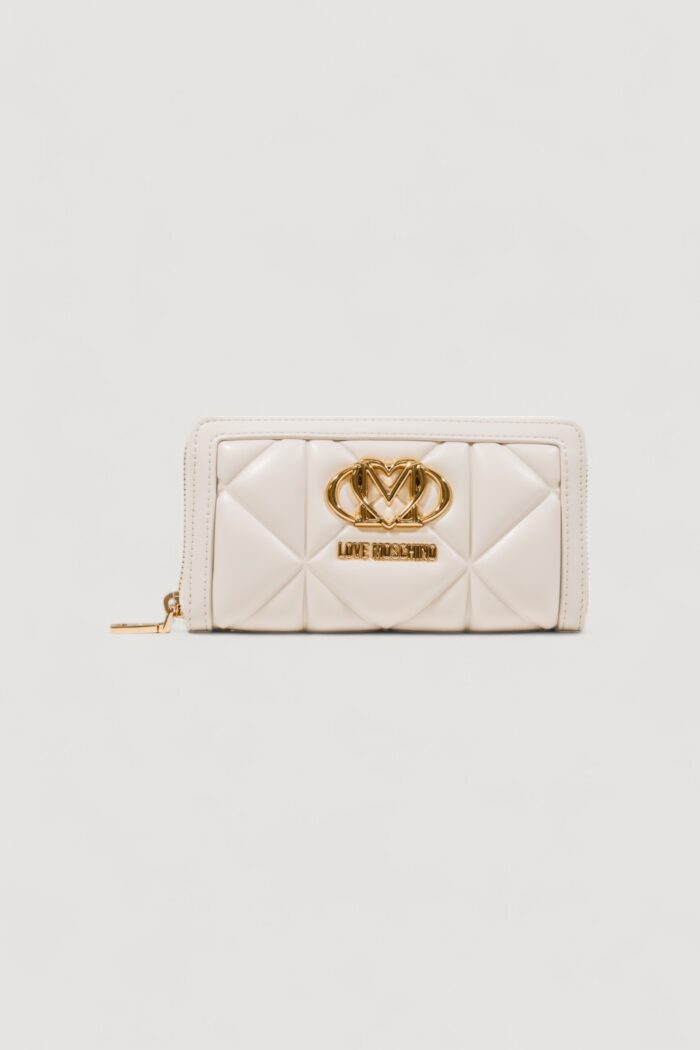 Portafoglio grande Love Moschino  Avorio – JC5644PP1