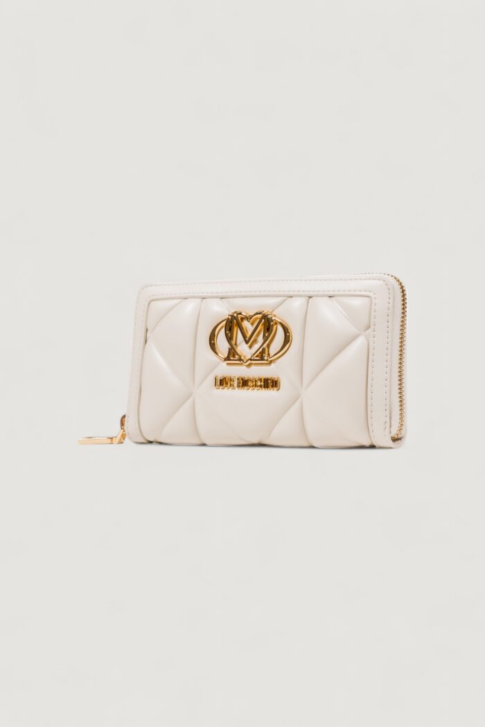Portafoglio grande Love Moschino  Avorio – JC5644PP1