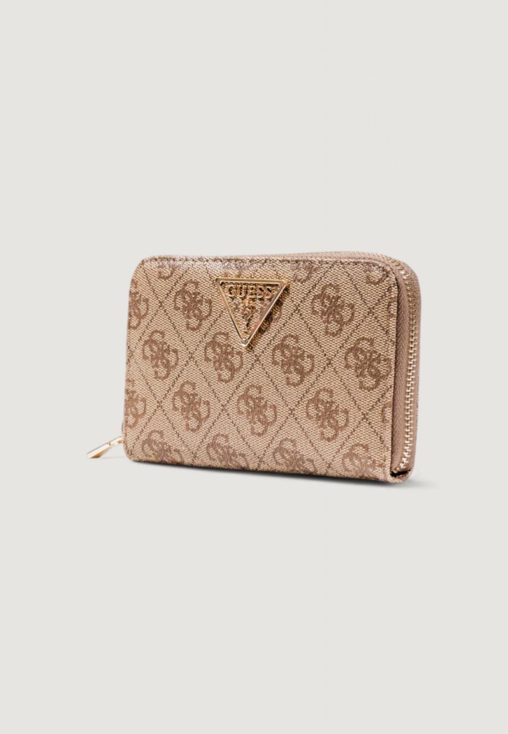 Portafoglio medio Guess LAUREL II SLG MED ZIP AROUND Beige - Foto 2