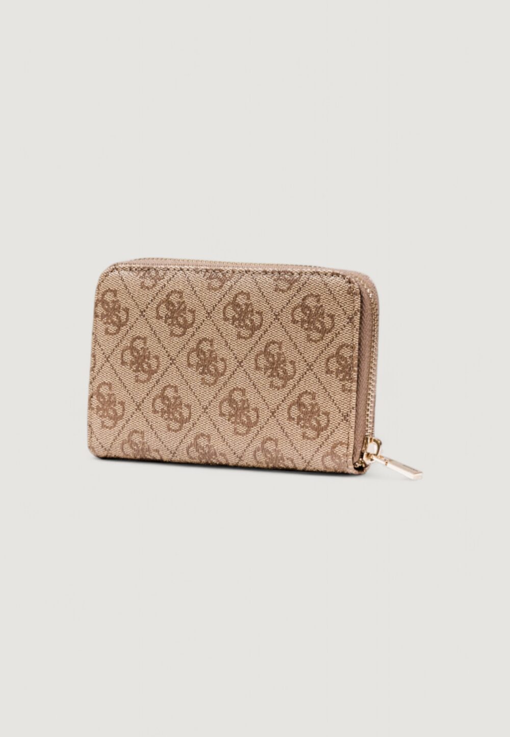 Portafoglio medio Guess LAUREL II SLG MED ZIP AROUND Beige - Foto 4