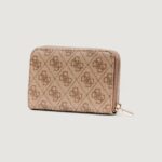 Portafoglio medio Guess LAUREL II SLG MED ZIP AROUND Beige - Foto 4