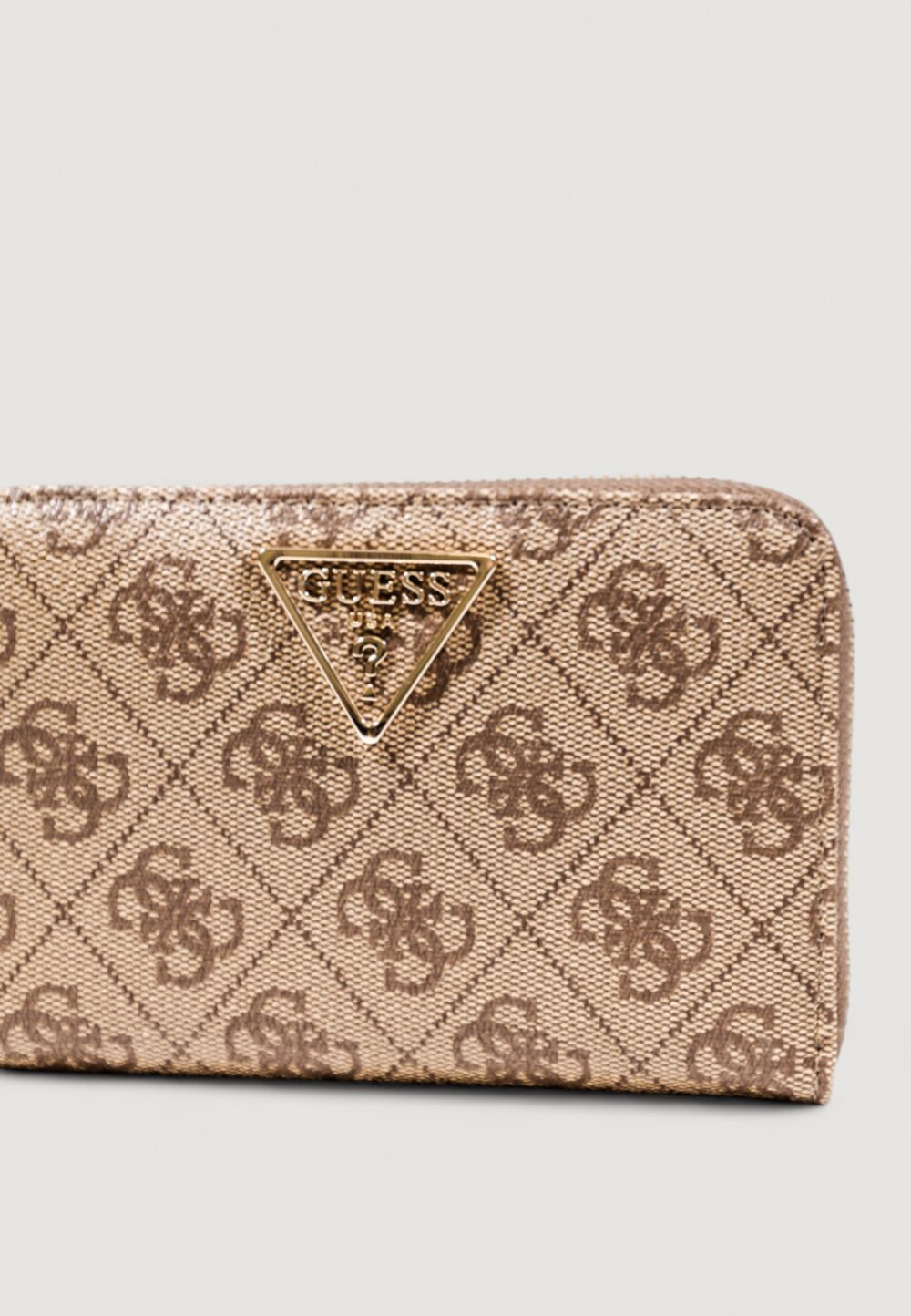 Portafoglio medio Guess LAUREL II SLG MED ZIP AROUND Beige - Foto 5
