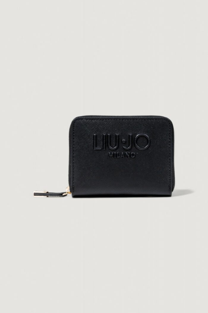 Portafoglio medio Liu-jo ECS M ZIP AROUND Nero – AF5156 E0087