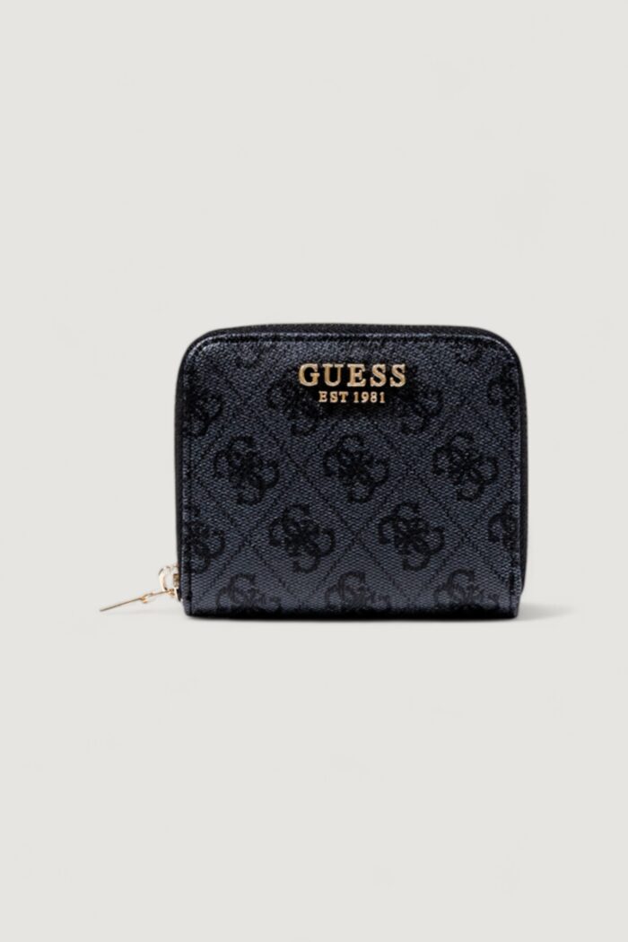 Portafoglio piccolo Guess LAUREL II SLG SMALL ZIP AROUND Antracite – SWSG74 59137