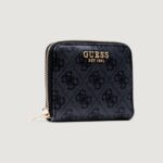 Portafoglio piccolo Guess LAUREL II SLG SMALL ZIP AROUND Antracite - Foto 2