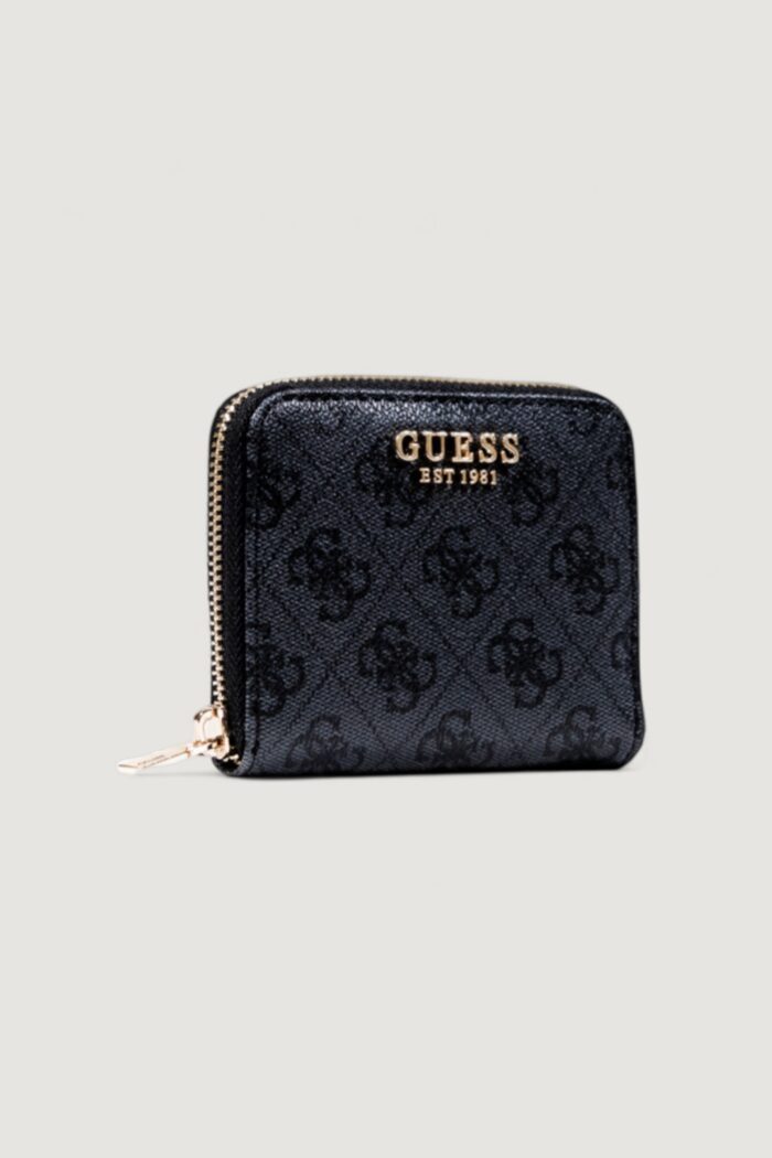 Portafoglio piccolo Guess LAUREL II SLG SMALL ZIP AROUND Antracite – SWSG74 59137