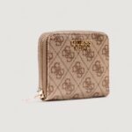 Portafoglio piccolo Guess LAUREL II SLG SMALL ZIP AROUND Beige - Foto 2