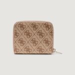 Portafoglio piccolo Guess LAUREL II SLG SMALL ZIP AROUND Beige - Foto 4