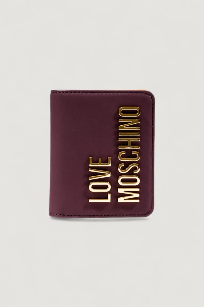 Portafoglio piccolo Love Moschino  Bordeaux – JC5612PP1