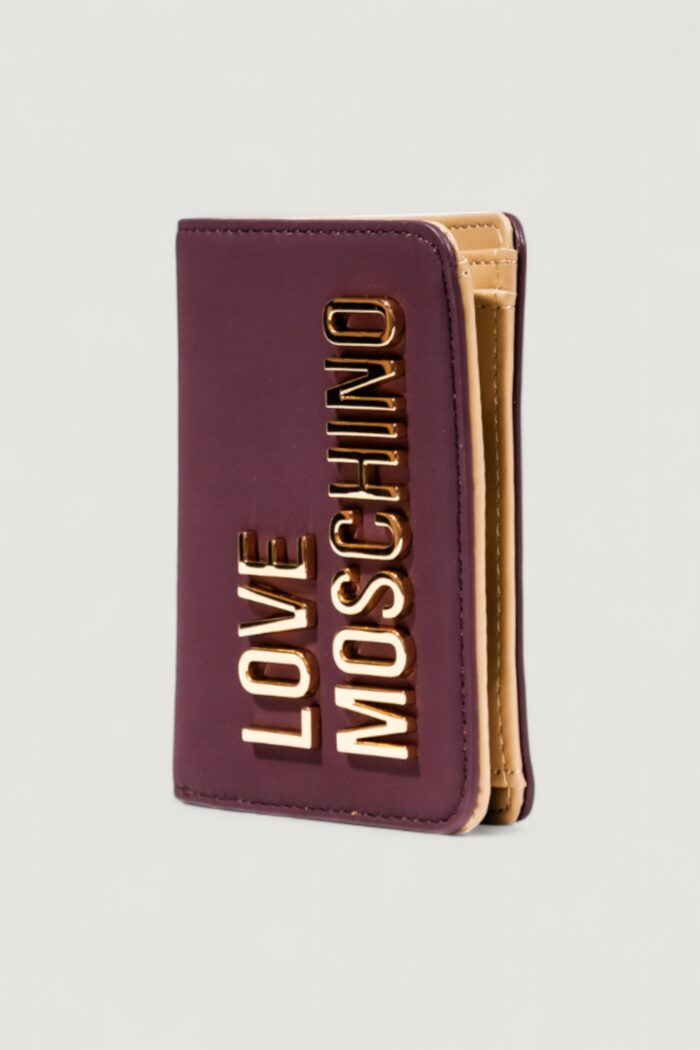 Portafoglio piccolo Love Moschino  Bordeaux – JC5612PP1