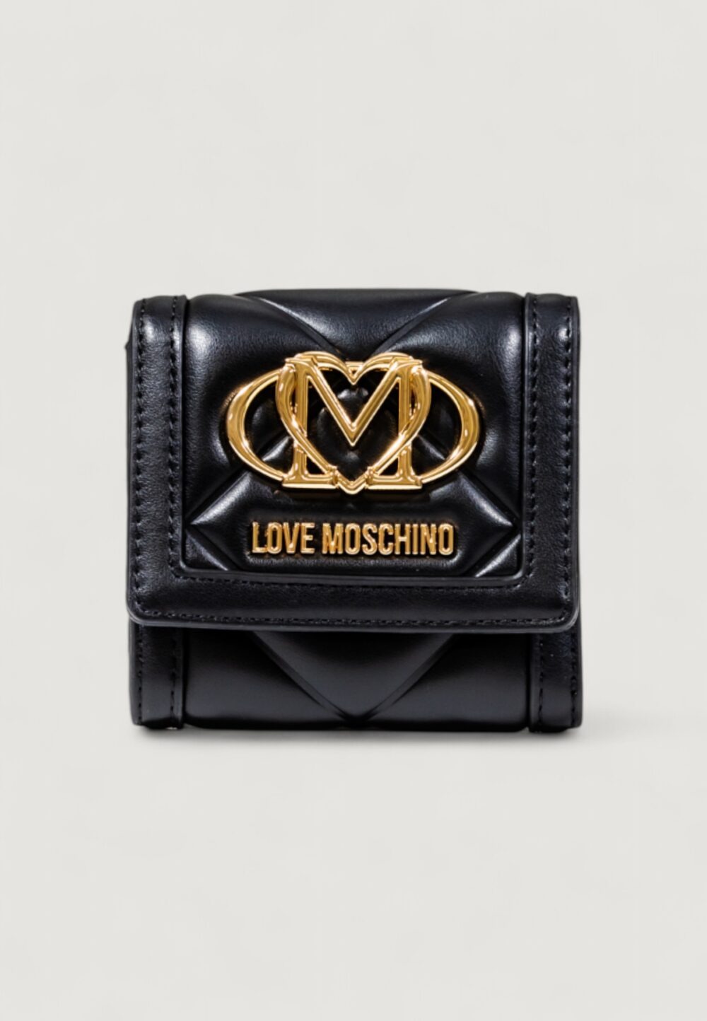 Portafoglio piccolo Love Moschino SOFT Nero - Foto 1