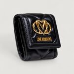 Portafoglio piccolo Love Moschino SOFT Nero - Foto 3
