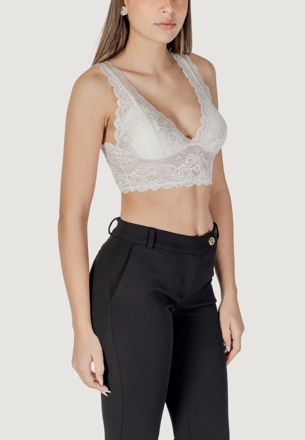 Reggiseno Only ONLCHLOE LACE NOOS Bianco - Foto 3