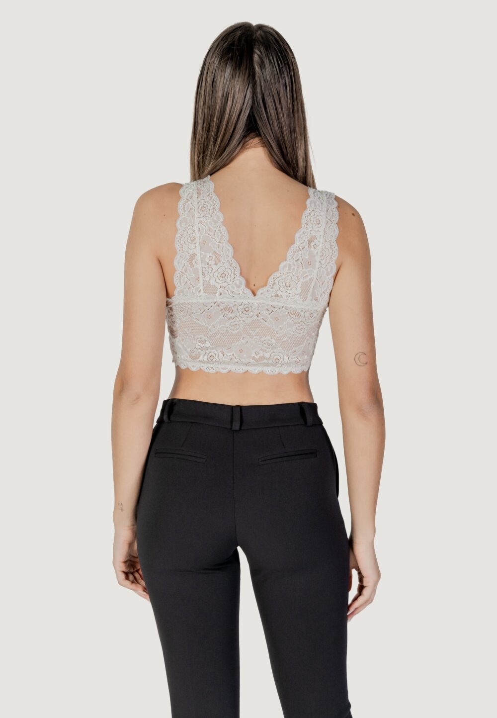 Reggiseno Only ONLCHLOE LACE NOOS Bianco - Foto 4