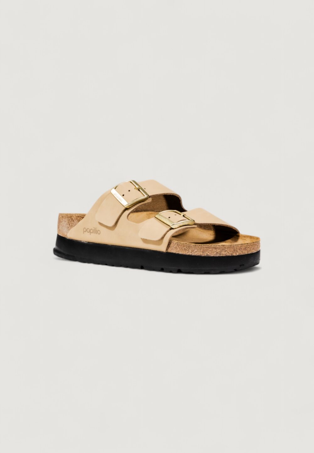 Sandali BIRKENSTOCK Arizona Flex Platform Beige - Foto 2
