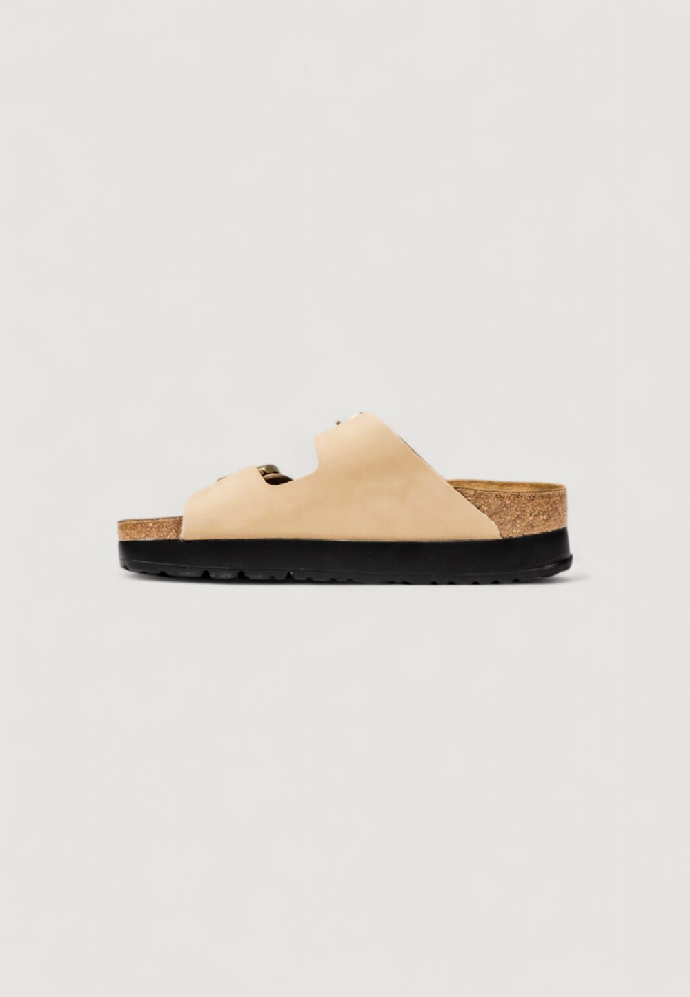 Sandali BIRKENSTOCK Arizona Flex Platform Beige - Foto 3