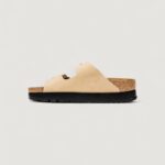 Sandali BIRKENSTOCK Arizona Flex Platform Beige - Foto 3